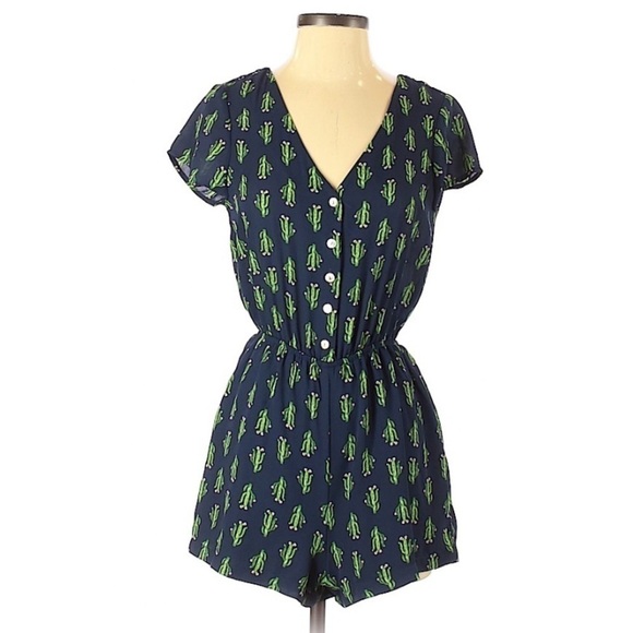 As U Wish Cactus Romper | SIZE XS - Picture 2 of 5